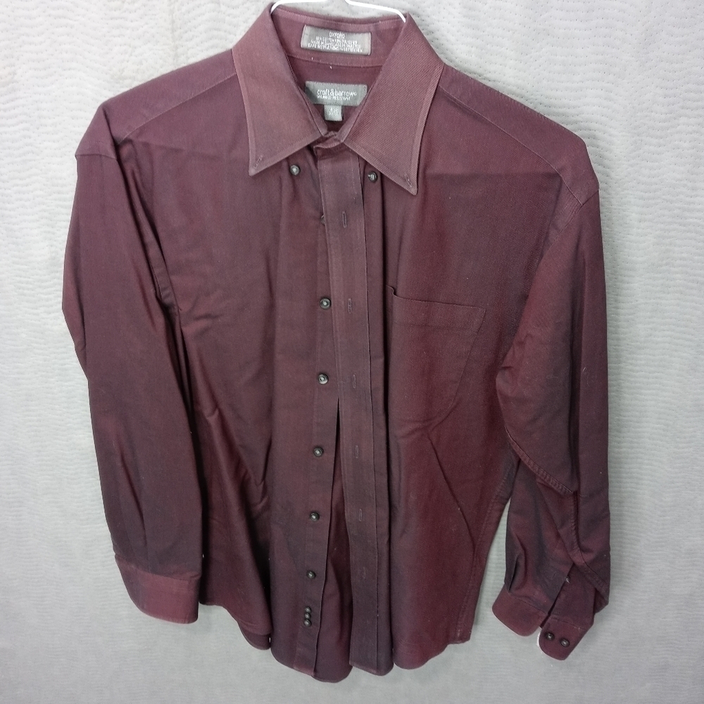 Croft & Barrow men's long sleeve cotton/ poly butt